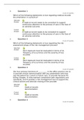 HSA546 final exam practice exam graded A+ solution