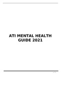 VN 101: MENTAL HEALTH GUIDE