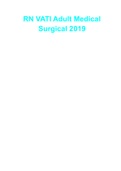 RN VATI Adult Medical Surgical 2019