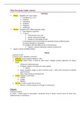 BIO 101 TEAS Test Study Guide: Science, A&P - Complete Solution