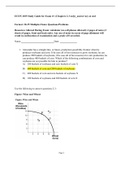 ECON 2105 Exam 1 Study Guide- Georgia Institute Of Technology