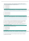 BIOCHEM C785 Readiness test and answers