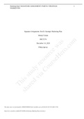 Summary Wk 4 Apply Signature Assignment Part B Strategic Marketing Plan.docx MKT/574 Wk 4 - Apply: Signature Assignment: Part B: Strategic Marketing Plan MKT/574 Evaluate internal sources of information available to you inside the organization and what in