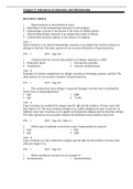 NUR 3129 Chapter 9 quiz Alterations in Immunity and Inflammation GRADED A