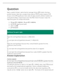 Chamberlain College of NursingSTATISTICS MISCConstruct Hypothesis Test for Proportions