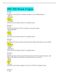 INF 103 Week 2 Quiz. | GRADED 