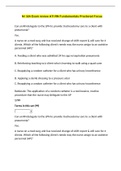 Exam (elaborations) NR 324 - Exam review ATI RN Fundamentals Proctored Focus (NR 324 Exam review ATI RN Fundamentals Proctored Focus) 