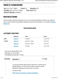 MATH 221 Week 6 Homework; Statistics for Decision-Making (June 2020v2)