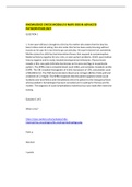 Case KNOWLEDGE CHECK MODULE 8 NURS 6501N ADVACED PATHOPHYSIOLOGY / NURS 6501N ADVACED PATHOPHYSIOLOGY KNOWLEDGE CHECK MODULE 8 : all cases (answered by expert tutor) Spring 2021.