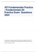 ATI Fundamentals Practice / Fundamentals Ati Practice Exam Questions 2024