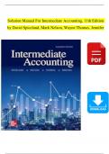 Solution Manual For Intermediate Accounting, 11th Edition by David Spiceland, Mark Nelson, Wayne Thomas, Jennifer.