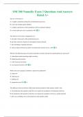 OM 300 Nunnelly Exam 3 Questions And Answers Rated A+