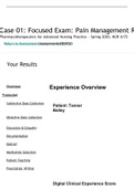 Tanner Bailey Pain Management Shadow Health Focused Exam- Transcript