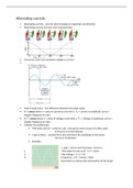 alternating current notes