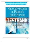 TEST BANK _Foundations of Maternal-Newborn and Women's Health Nursing 8th Edition Murray  All Chapters (1-28) |A+ ULTIMATE GUIDE Newest Version 2024/25