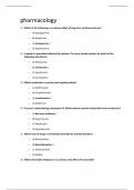 Pharmacology Exam #4 / Exam 4 Pharm 2024