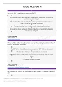 ECONOMICS Macroeconomics : Macroeconomics Final milestone