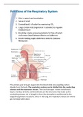 NURSING BS 231 FUNCTIONS OF RESPIRATORY SYSTEM mod 5 SUMMARY 