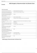  IAED Emergency Telecommunicator Certification Exam     Terms in this set (60)  1. What does the acronym TDD stand for?	Telecommunications Device for the Deaf 2. When faced with an ethical dilemma in the communication center, the ETC should first:	Follow 