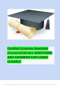 BUNDLE!!! CCS COURSE: ALL CHAPTERS COVERED!! PERFECT STUDY GUIDE FOR FINAL EXAM