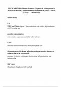 NR570/ NR 570 Final Exam and Midterm Exam: Common Diagnosis & Management in Acute Care Review Weeks 1-8 Covered | Questions and Verified Answers (2024 / 2025 Update) | 100% Correct | Grade A – Chamberlain