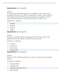 Exam (elaborations) NURSING MSN 572 (MSN572 (NURSING MSN 572 (MSN572) United States University > NURSING MSN 572 quiz week 6 Answered; all correct.