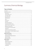 Complete syllabus of Chemical Biology MOL-NWI418 