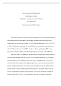 Essay NR 500NP Roles in Advanced Practice Nursing (Roles in Advanced Practice Nursing Chamberlain University  Foundational Concepts and Advanced Practice Roles NR500NP Roles in Advanced Practice Nursing) 