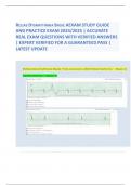 RELIAS DYSRHYTHMIA BASIC AEXAM STUDY GUIDE AND PRACTICE EXAM 2024/2025 | ACCURATE REAL EXAM QUESTIONS WITH VERIFIED ANSWERS | EXPERT VERIFIED FOR A GUARANTEED PASS | LATEST UPDATE