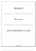 (Portage) BIOD322 - Mod 5 Movement - Final Assessment Guide 2024-2025.