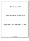 (WGU C175) ITEC 2104 - Data Management Foundations - Objective Assessment Guide 2024