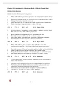 Exam (elaborations) HR 590 Human Resource Management -C02_TB_Krahn_WICS-Chapter 2 Contemporary Debates on Work (1950s to Present Day)