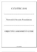 (WGU C172) ITEC 2102 - Network & Security Foundations - Objective Assessment Guide 2024