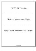 (WGU QHT1) BUS 4400 - Business Management Tasks - Objective Assessment Guide 2024-2025.