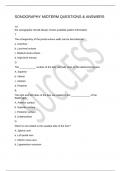 SONOGRAPHY MIDTERM QUESTIONS & ANSWERS