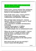 NR 504 Water With 100% Correct And Verified Answers 2024