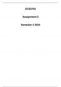 ECS3703 Assignment 2 Semester 2 2024 (Detailed Answers)