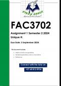 FAC3702 Assignment 1 (QUALITY ANSWERS) Semester 2 2024