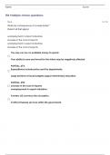 Economics Unit Exams 1-5 Primavera (Latest) Questions With Complete Solutions!!