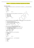 BUSI 510 Chapter 12 Final Exam Questions and Answers