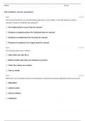 CLEET Cert Test Review Questions & Answers Rated 100% Correct!!