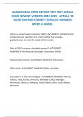 ILLINOIS DECA STATE OFFICER TEST TEST ACTUAL  EXAM NEWEST VERSION 2024-2025   ACTUAL  90   QUESTION AND CORRECT DETAILED ANSWERS  RATED A GRADE.