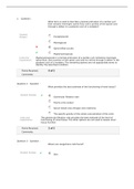 NR 507 Advanced Pathophysiology Final Exam Latest Update 2021