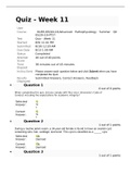 NURS6501N-18,Advanced  Pathophysiology  Summer  Qtr final exam |week 11  graded A+|40/40