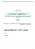 ARGUS ENTERPRISE CERTIFICATION BUNDLED EXAMS  WITH GUARANTEED ACCURATE ANSWERS |VERIFIED