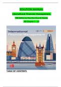 Solution Manual for International Financial Management, 10th Edition, 2024 By Cheol Eun, Bruce G. Resnick, Verified Chapters 1 - 21, Complete Newest Version