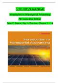 Solution Manual for Introduction to Managerial Accounting, 7th Canadian Edition 2024, by Peter C. Brewer, Ray H. Garrison, Verified Chapters 1 - 14, Complete Newest Version