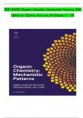 TEST BANK For Organic Chemistry Mechanistic Patterns, 2nd Edition by Ogilvie, Ackroyd, Verified Chapters 1 - 20, Complete Newest Version