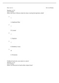 ANATOMY SCIN 132 QUIZ 5 LATEST (GRADED A+)