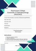 Essentials of Pathophysiology (NUR2063) Comprehensive Exam Study Guide